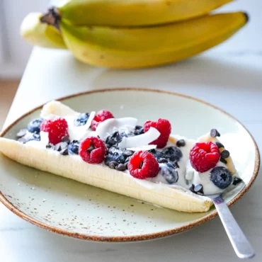 banana split healthy au skyr