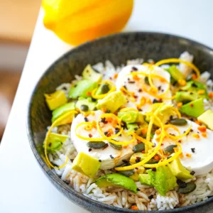 bowl chèvre agrumes