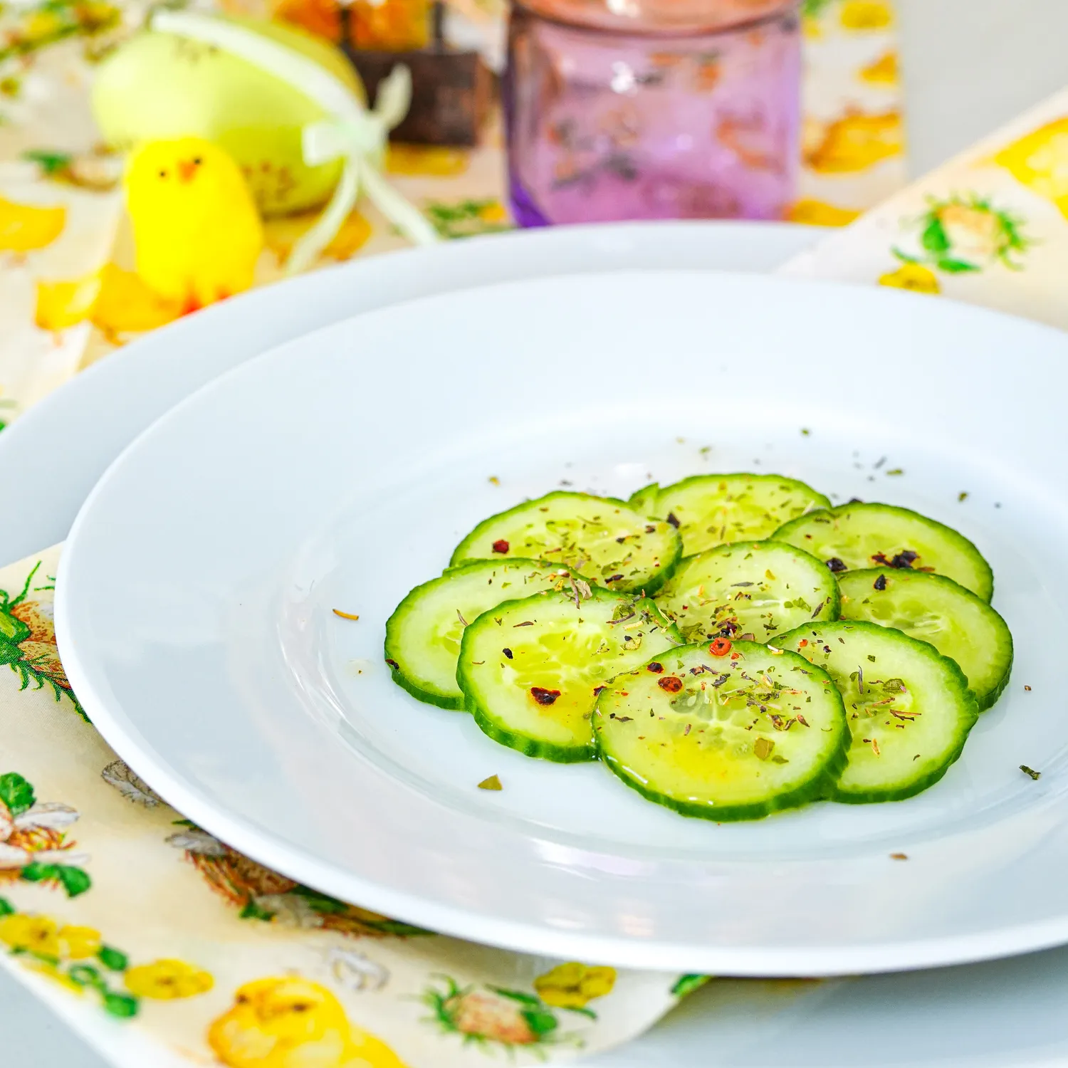 carpaccio concombre