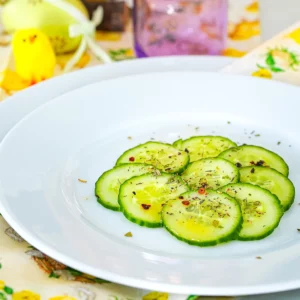 carpaccio concombre