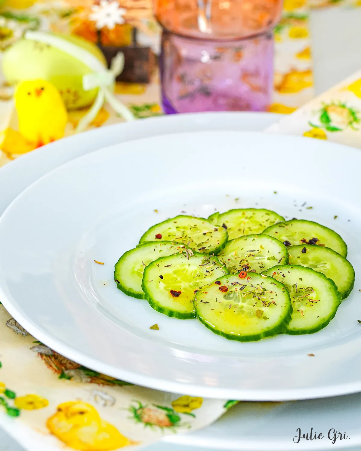 carpaccio concombre