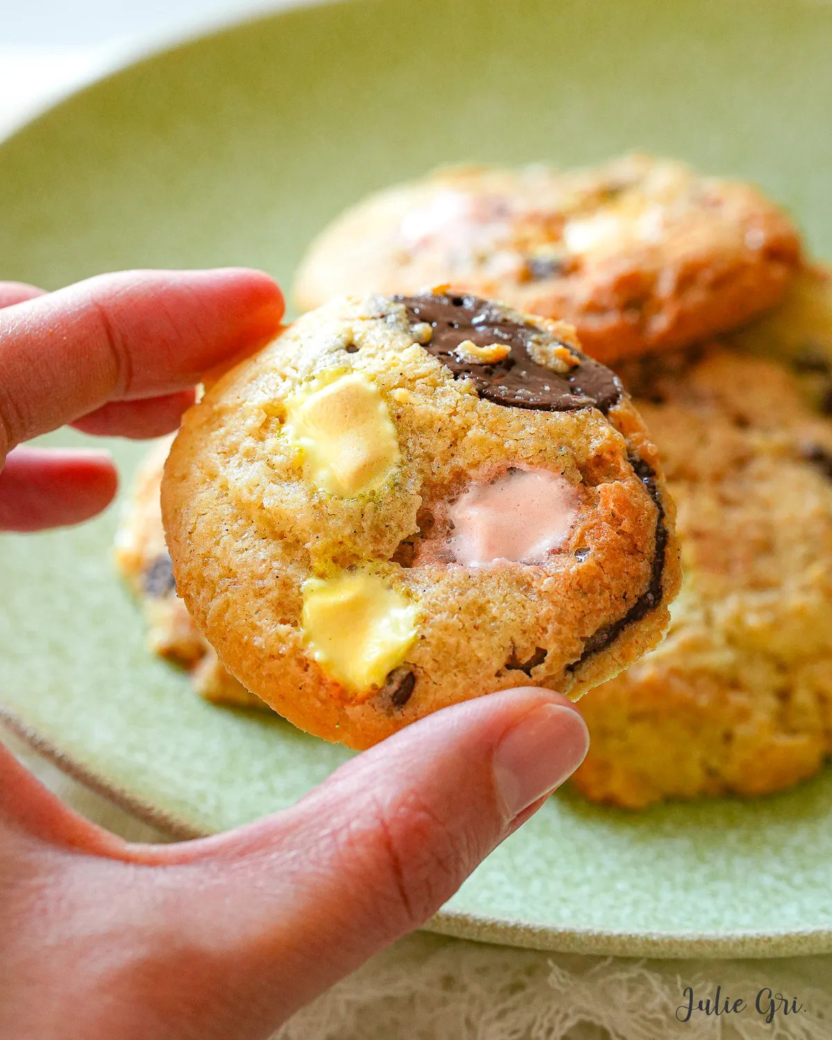 cookies chamallow chocolat