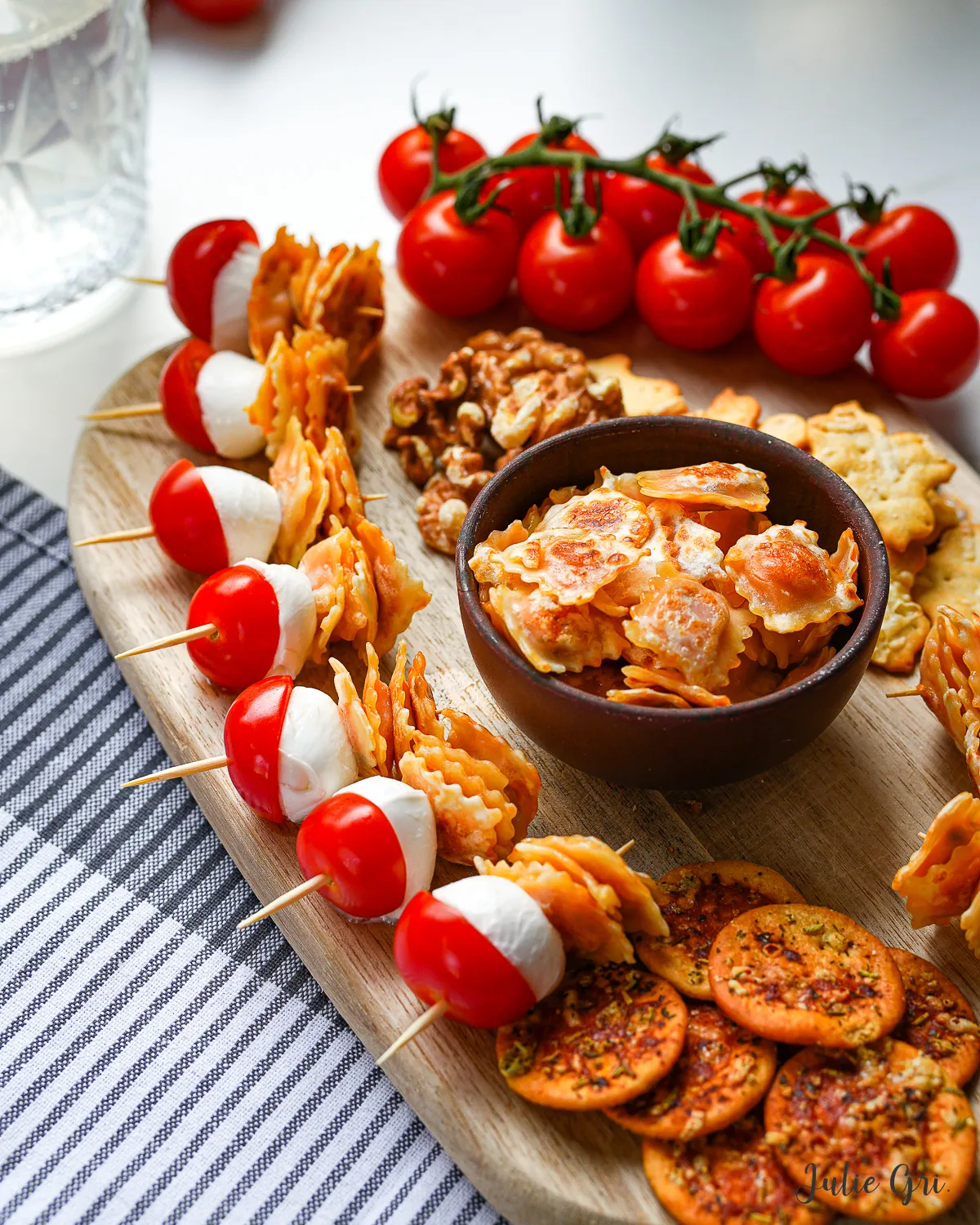 brochettes ravioles tomates mozzarella