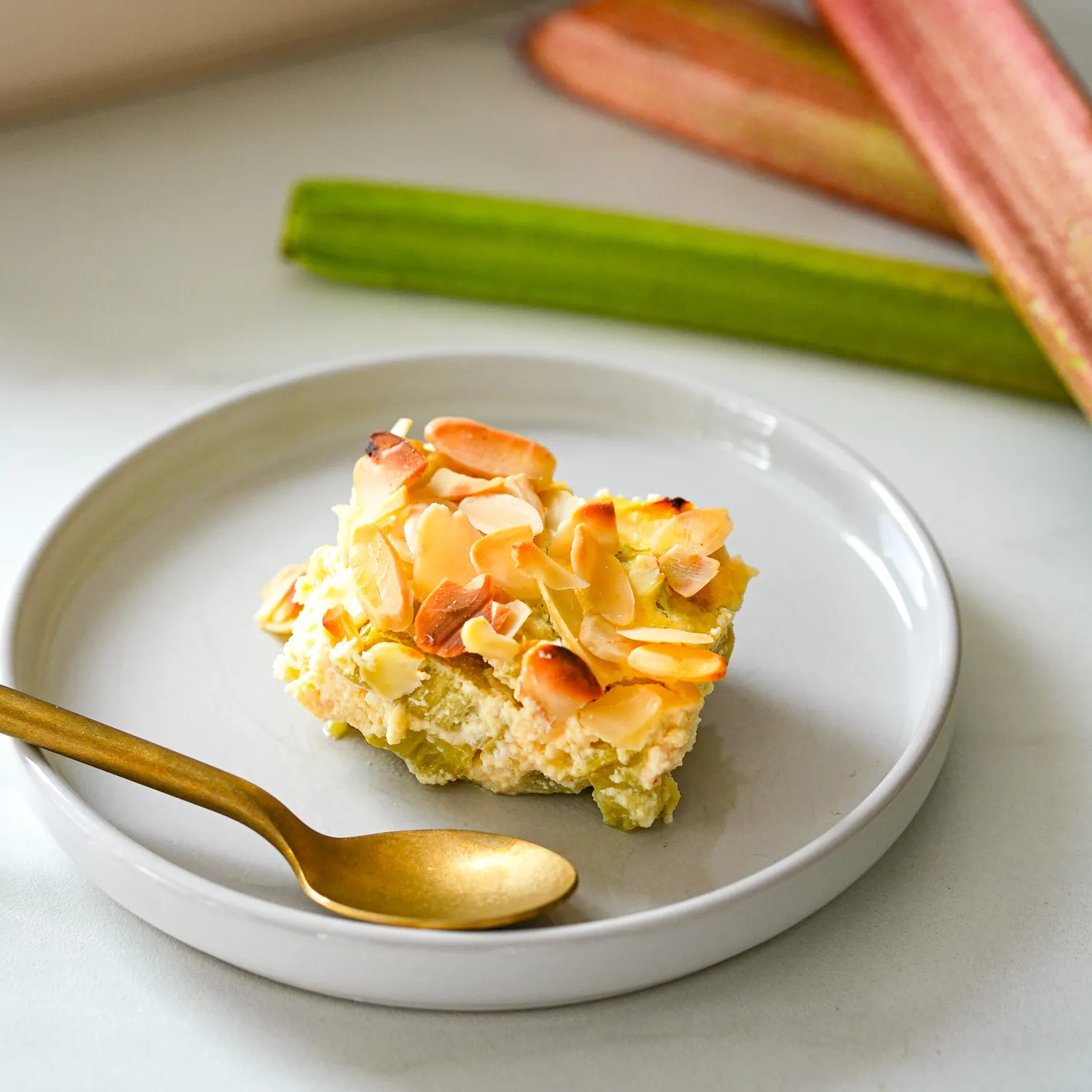 clafoutis healthy pomme rhubarbe