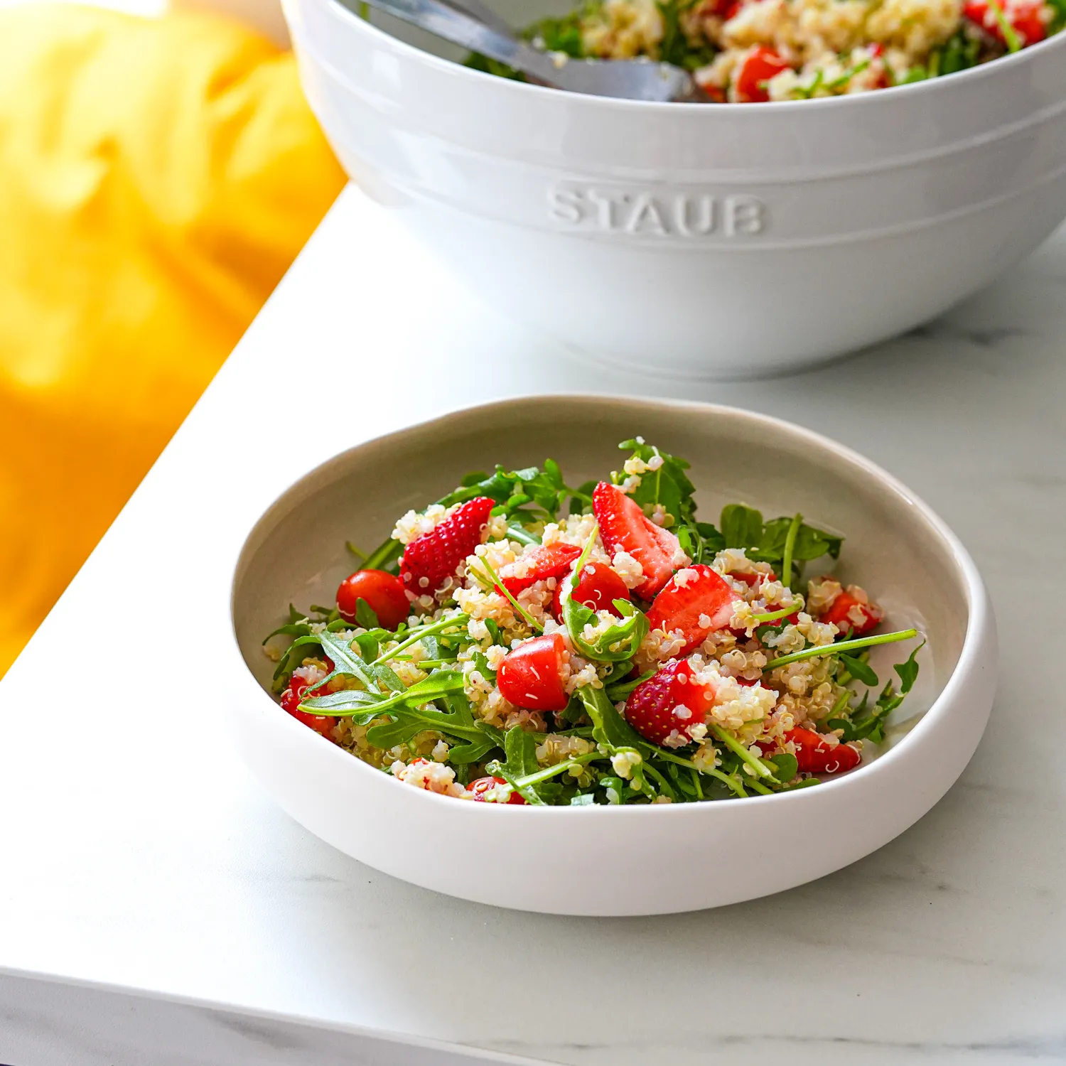 salade quinoa fraise balsamique