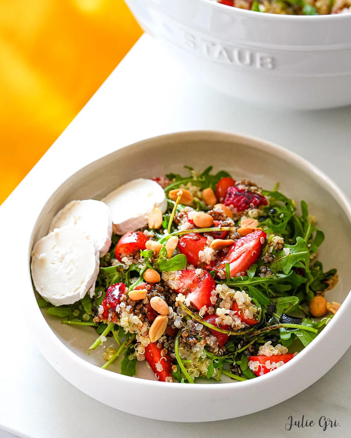 salade quinoa fraise balsamique