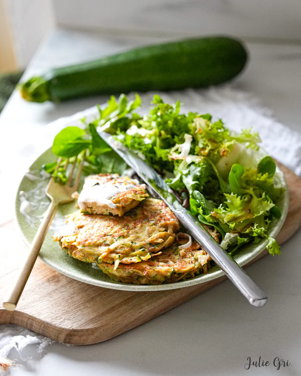galettes de courgettes au paprika