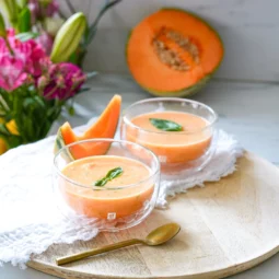 gaspacho melon basilic