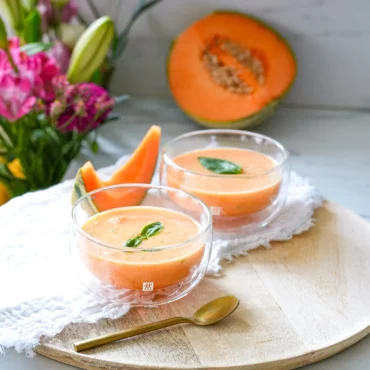 gaspacho melon basilic
