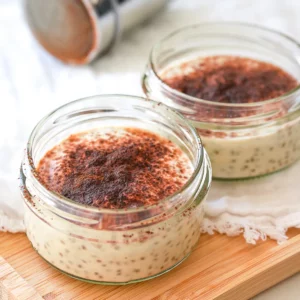 pudding de chia tiramisu