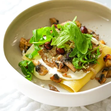 lasagnes déstructurées champignons