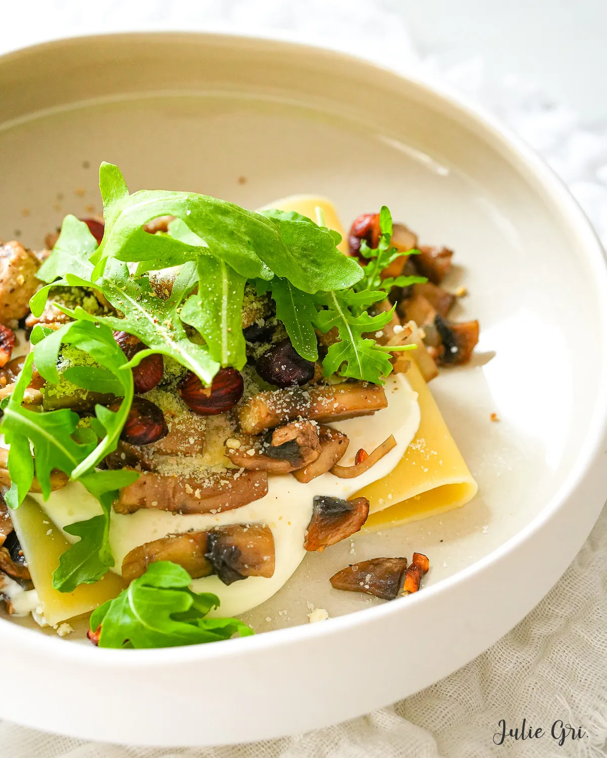 lasagnes champignons