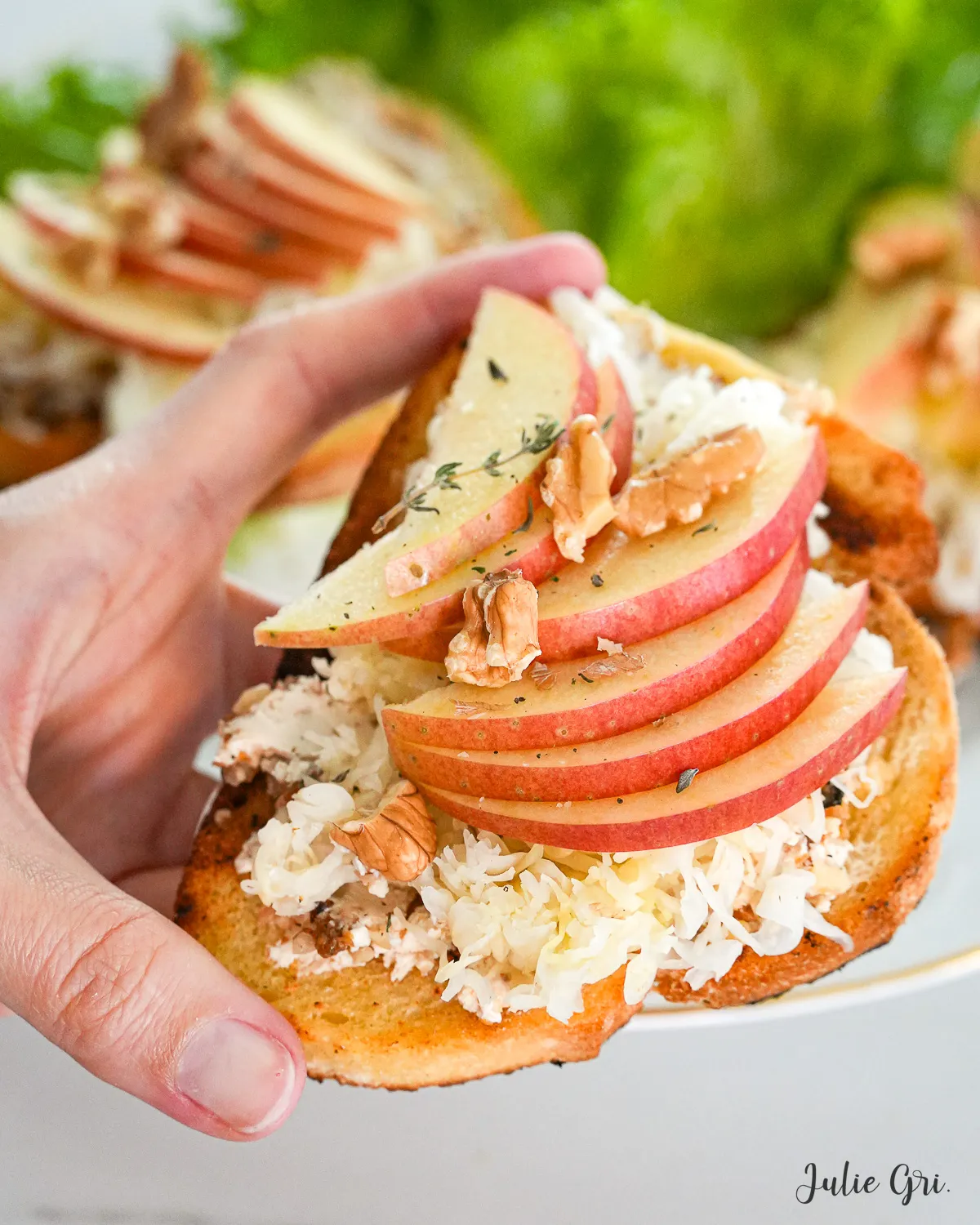 tartines choucroute