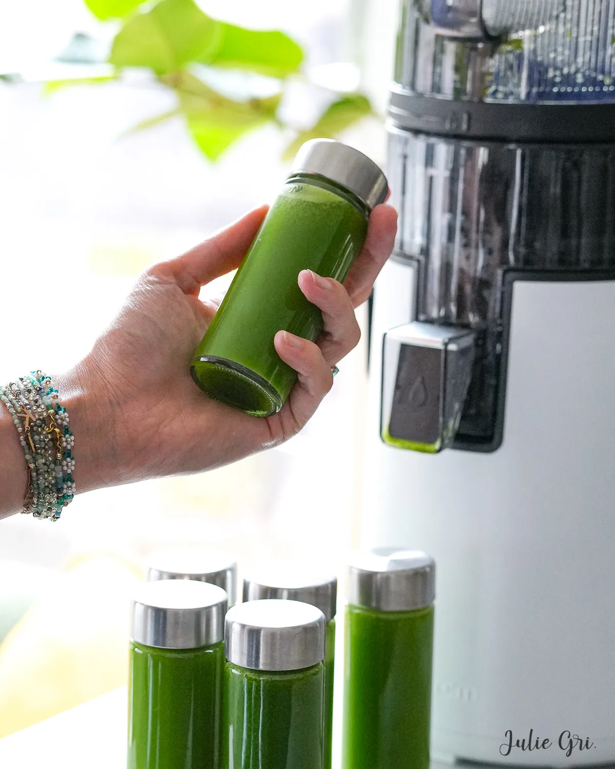 jus vert detox éclat de la peau