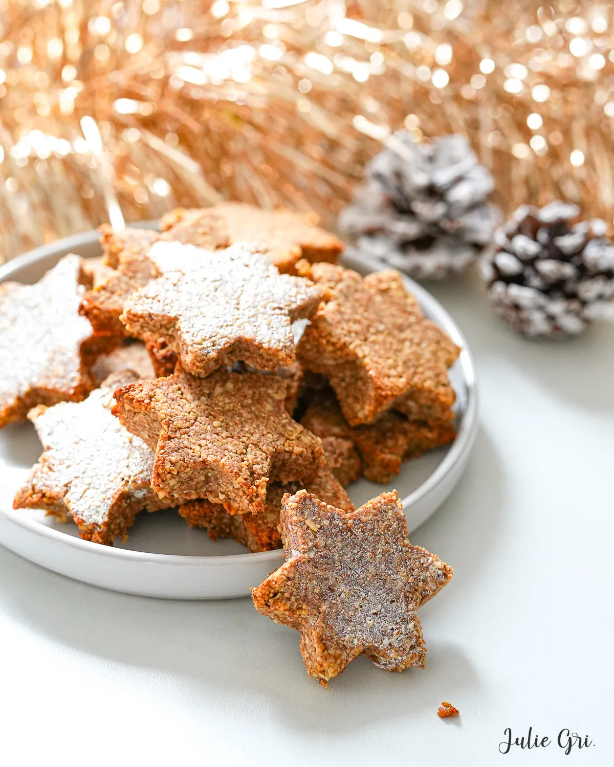 biscuits étoiles cannelle healthy