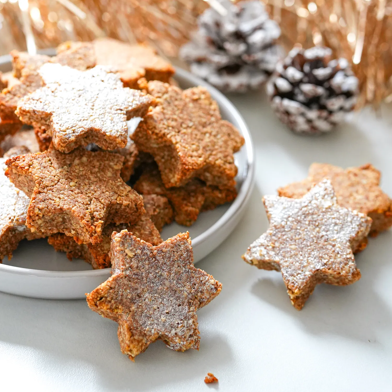 biscuits étoiles cannelle healthy