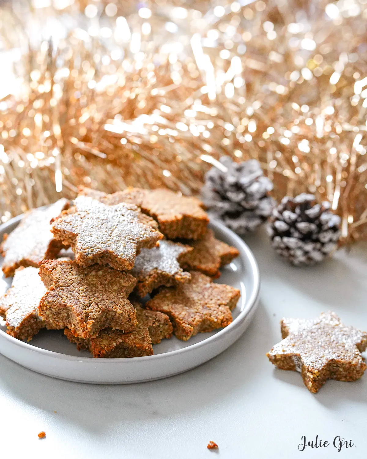 biscuits étoiles cannelle healthy