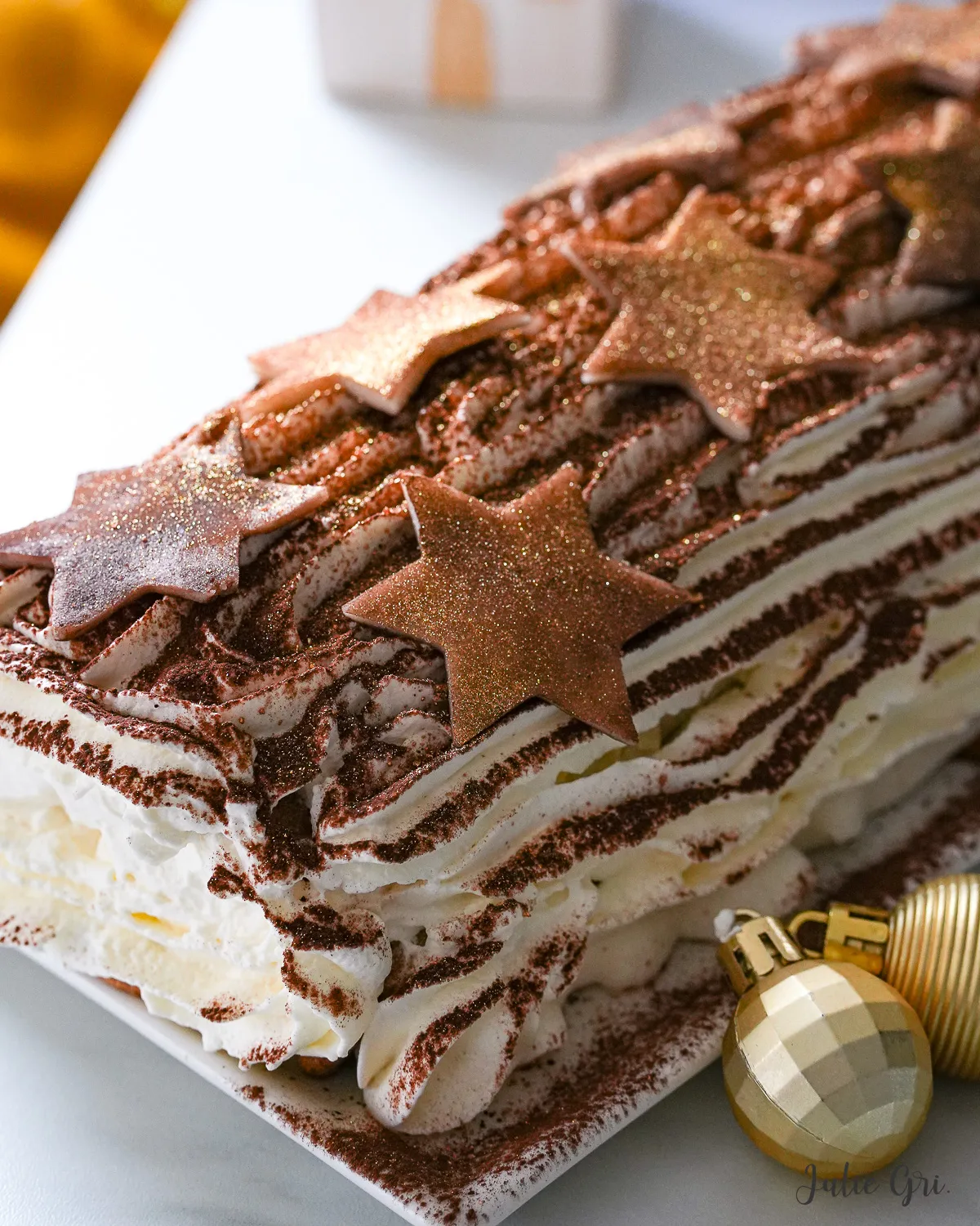 buche rapide au tiramisu