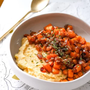 polenta coco butternut épicée