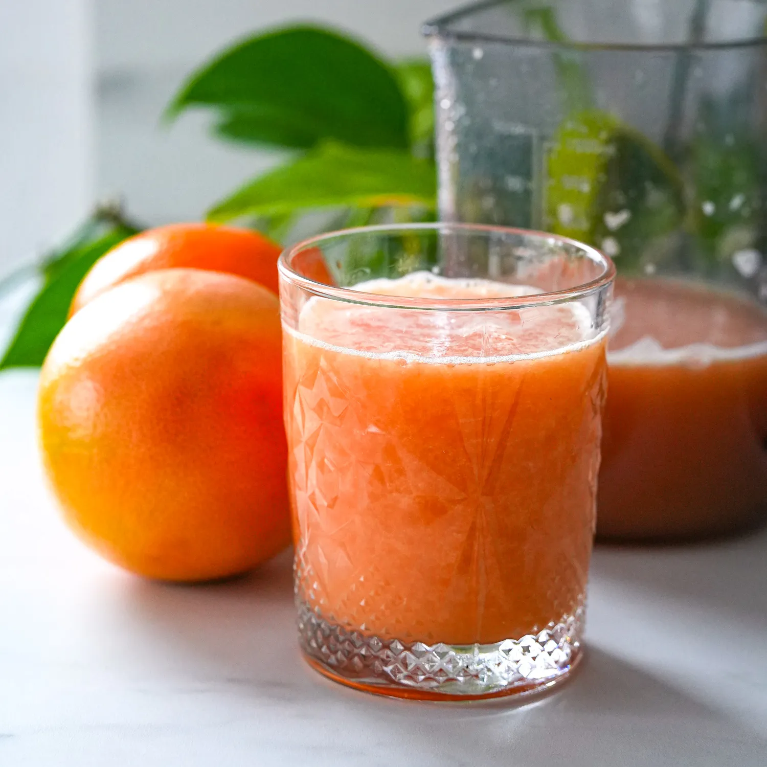 Jus réveil vitaminé pamplemousse rose et orange