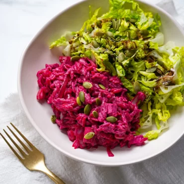 risoni betterave et tofu