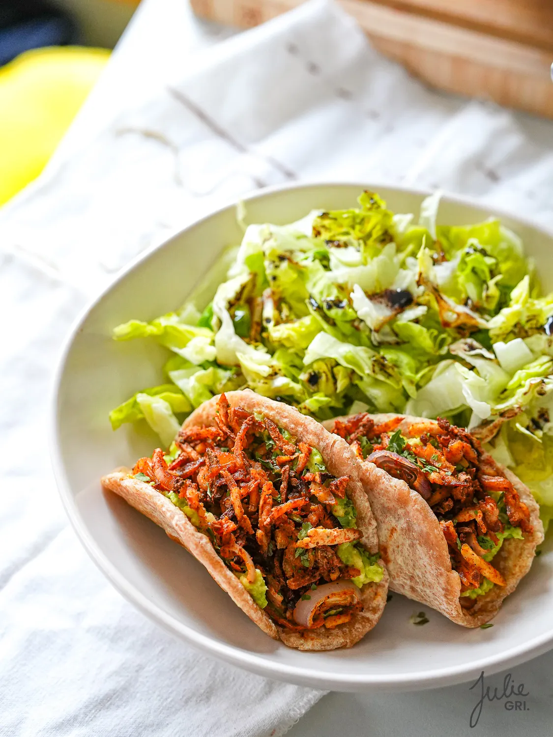 tacos tofu croustillant 