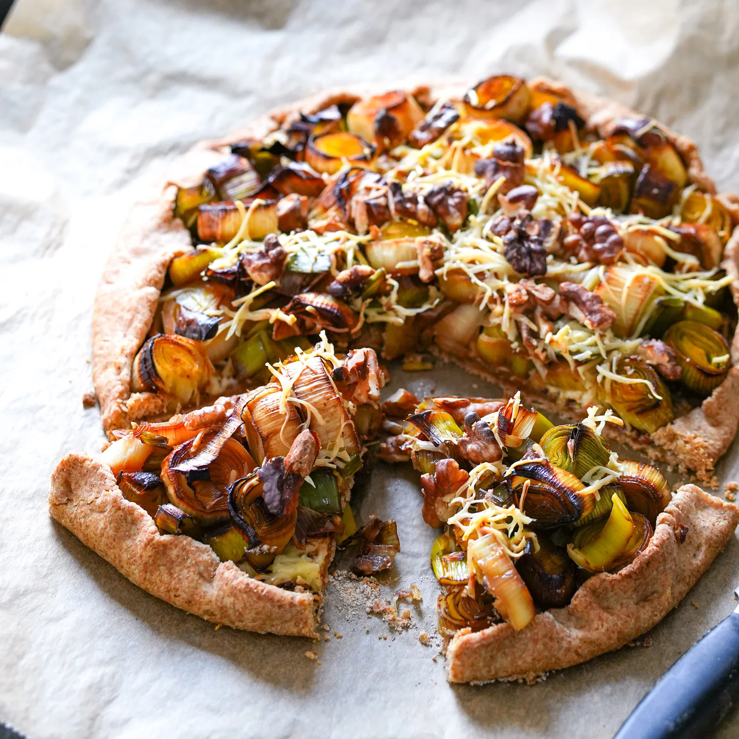 tarte rustique poireaux comté