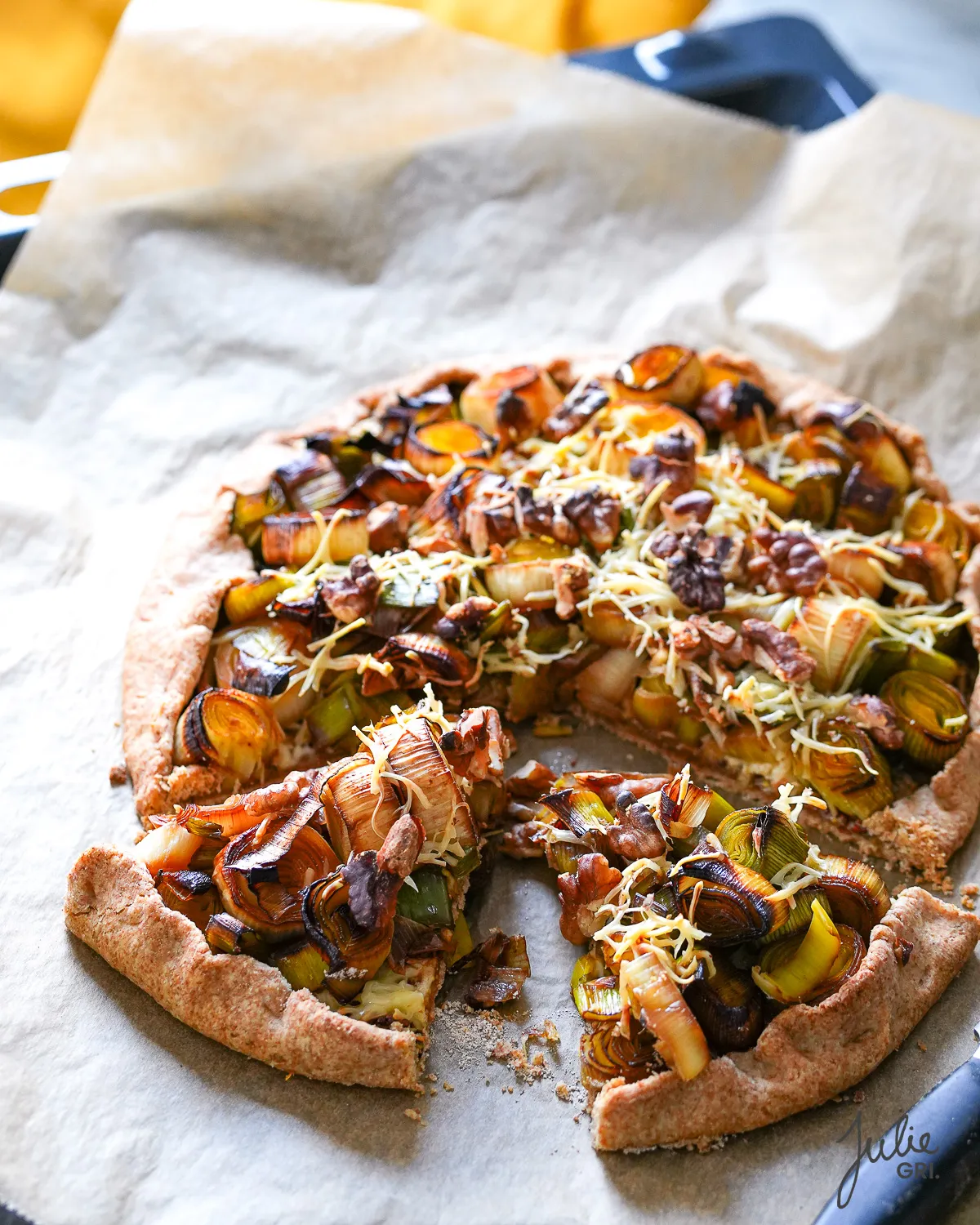 tarte rustique poireaux comté