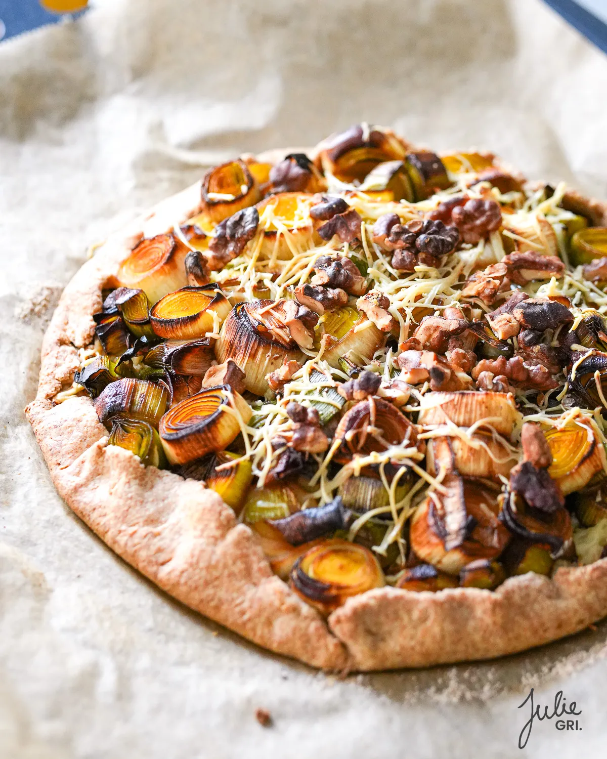 tarte rustique poireaux comté