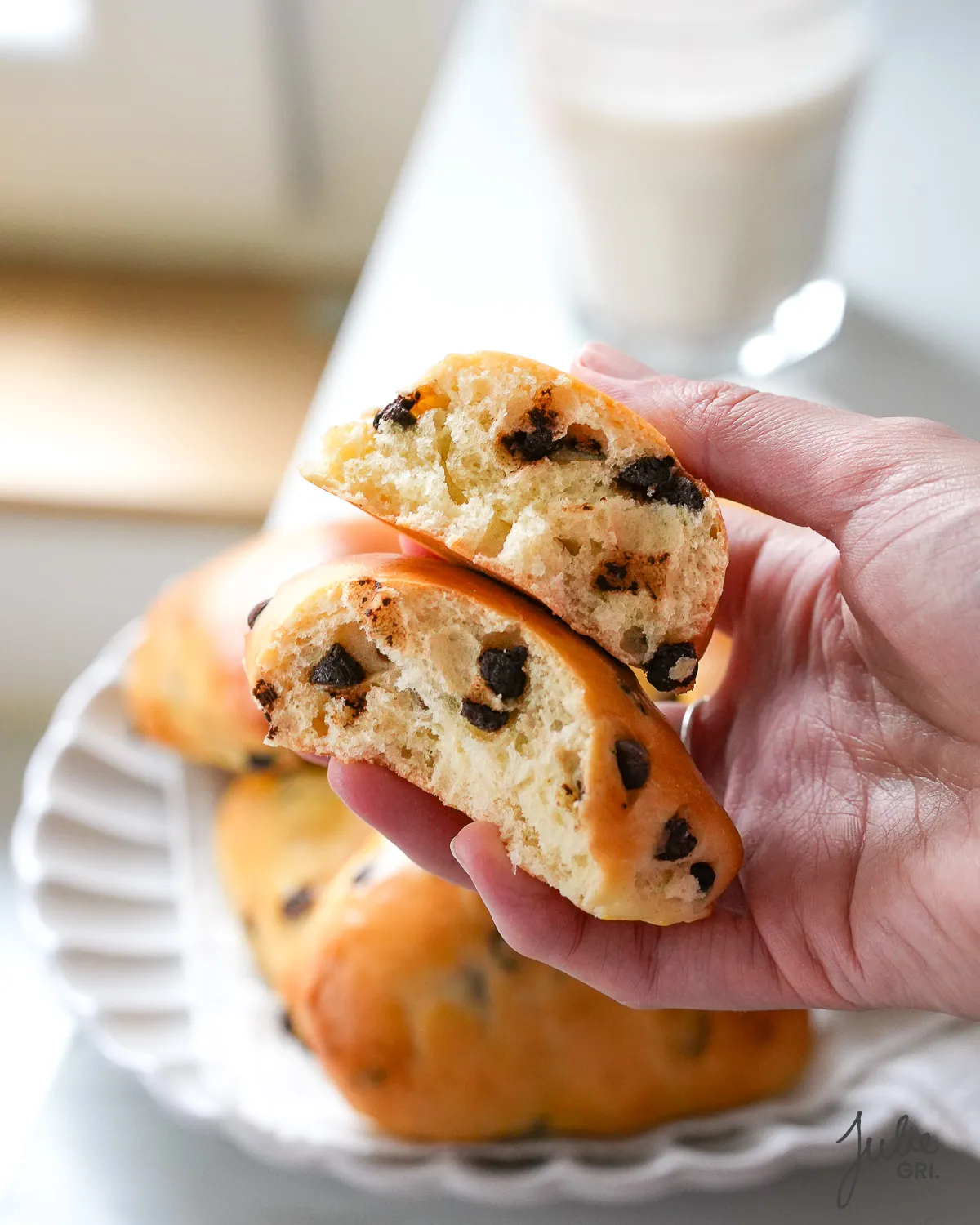 brioches pépites de chocolat