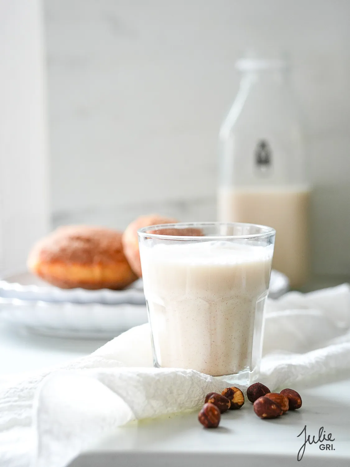 lait noisette avoine au mixeur ou mylky