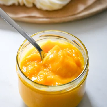 lemon curd avec des jaunes d'oeufs