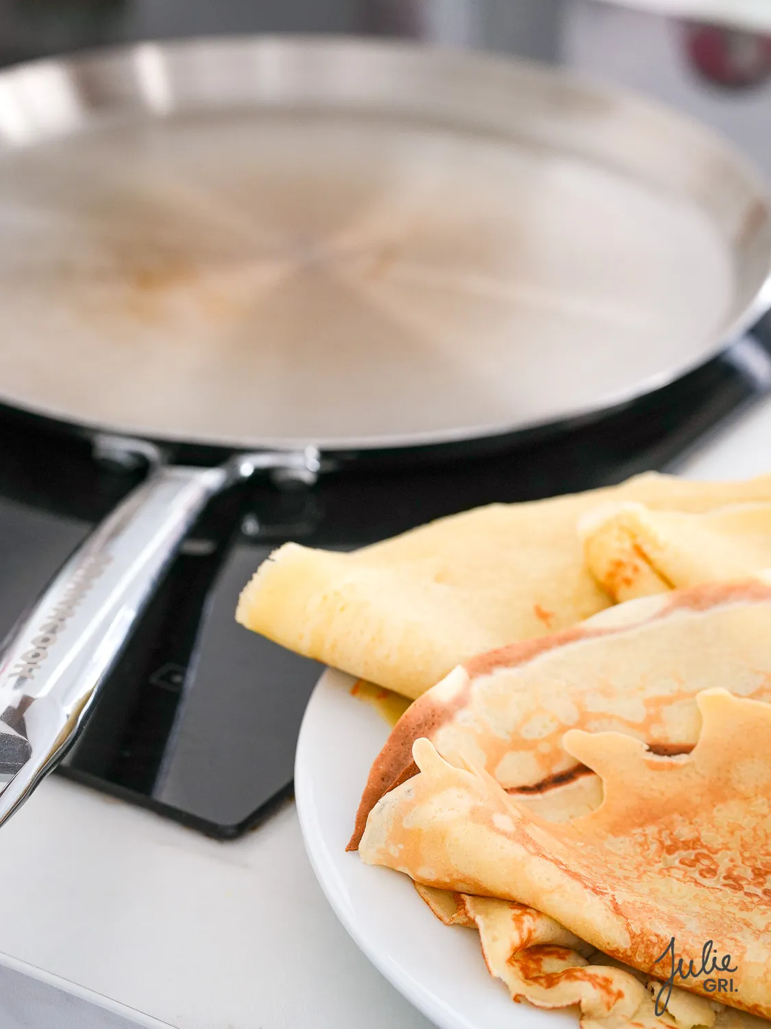 crêpes poele inox pranacook