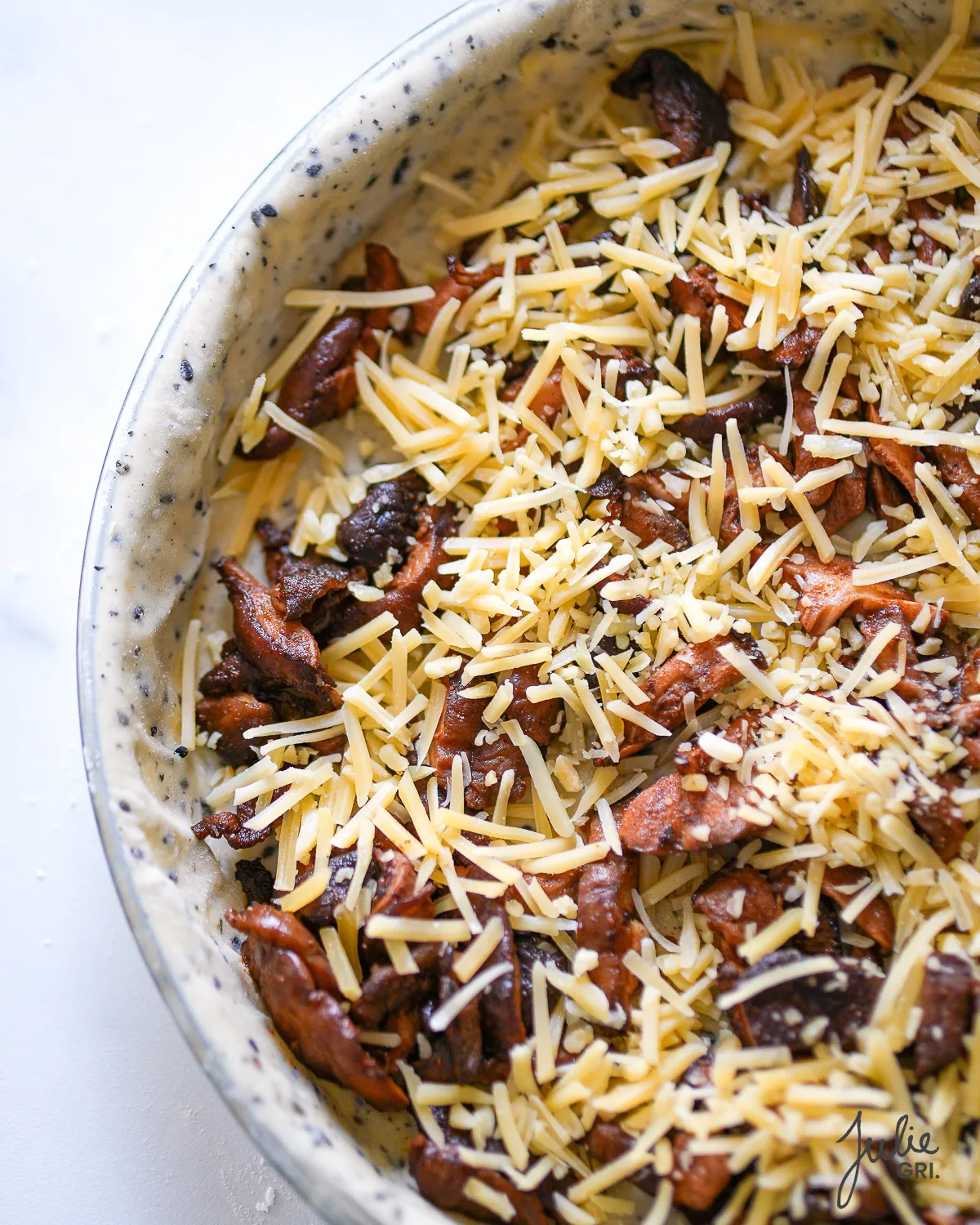 quiche champignons shiitake