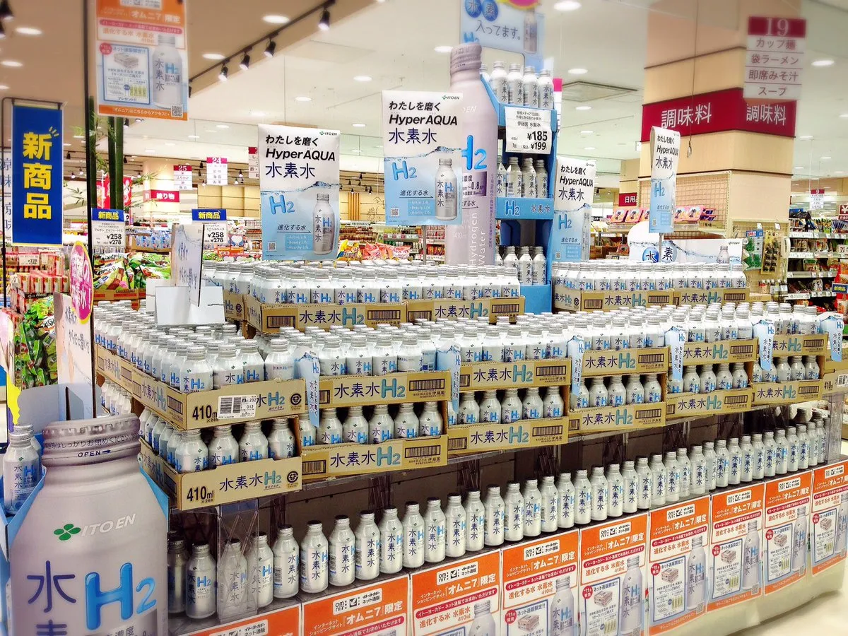 eau hydrogénée au japon